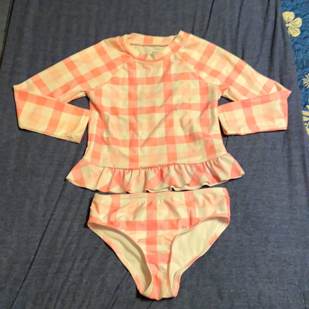 Crown and Ivy Kids sun shield swim suit